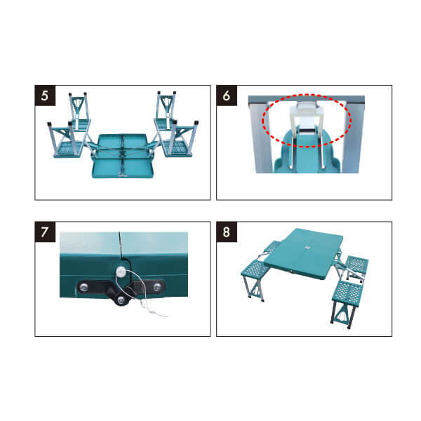 TS-TEPP 	Aluminum table